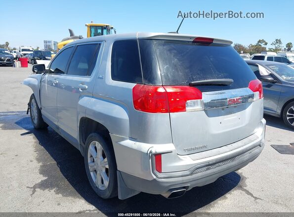 2GKALMEK4H6348498 2017 GMC TERRAIN Silver Հետևի ձախ