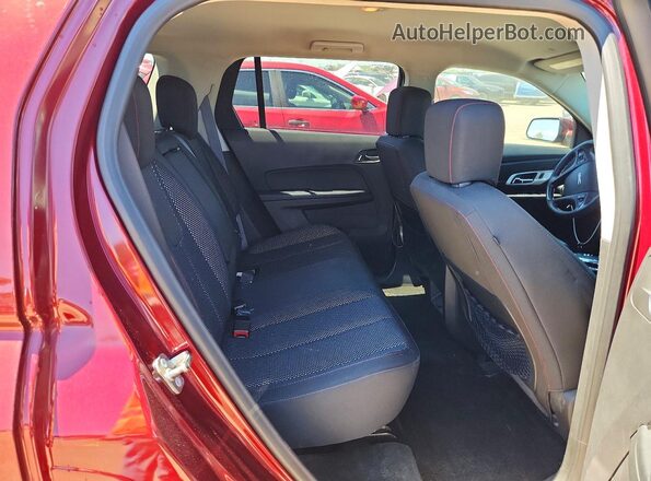 2GKALMEK5G6343583 2016 GMC TERRAIN Red Вид задніх сидінь