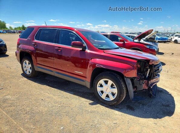 2GKALMEK5G6343583 2016 GMC TERRAIN Red Передня права чверть