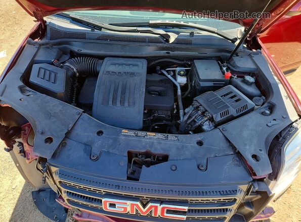 2GKALMEK5G6343583 2016 GMC TERRAIN Red Вид задньої частини салону