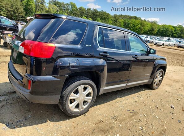 2GKALMEK5H6165014 2017 GMC TERRAIN Black Հետևի աջ