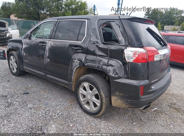 2GKALMEK5H6344069 2017 GMC TERRAIN Серый Задняя левая четверть