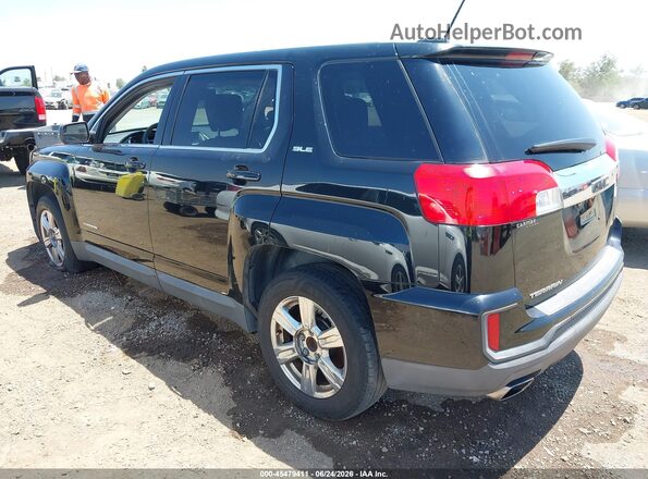 2GKALMEK7G6106335 2016 GMC TERRAIN Black უკანა მარცხენა