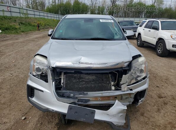 2GKALMEK7G6268028 2016 GMC TERRAIN Серебряный Вид спереди