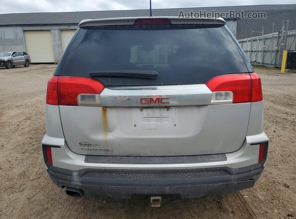 2GKALMEK7G6268028 2016 GMC TERRAIN Серебряный Вид сзади