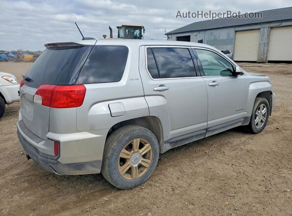 2GKALMEK7G6268028 2016 GMC TERRAIN Серебряный Задняя правая четверть
