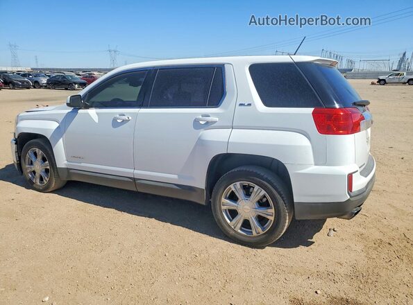 2GKALMEK7H6109608 2017 GMC TERRAIN White Tył lewy
