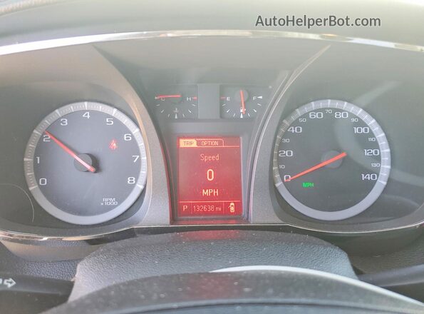 2GKALMEK7H6109608 2017 GMC TERRAIN White Widok zestawu wskaźników