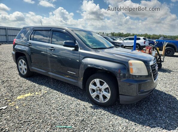 2GKALMEK7H6189489 2017 GMC TERRAIN Black Delantero derecho