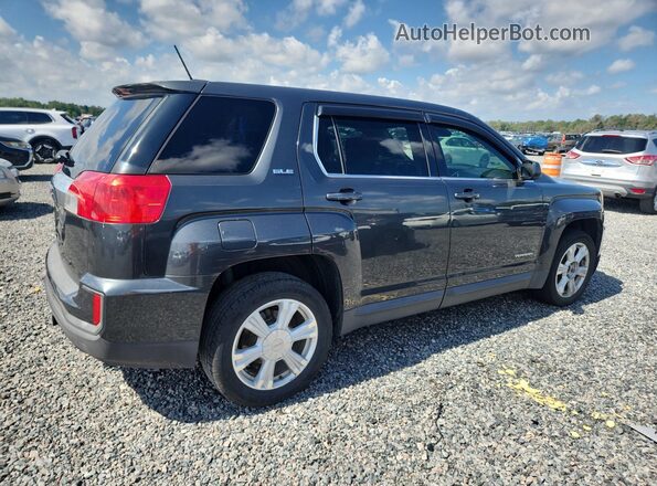 2GKALMEK7H6189489 2017 GMC TERRAIN Black Trasero derecho