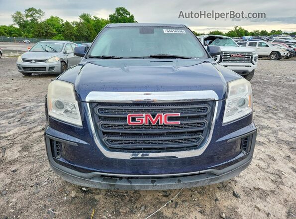 2GKALMEK7H6340220 2017 GMC TERRAIN Синий 