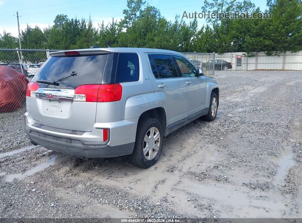 2GKALMEK8G6103105 2016 GMC TERRAIN Silver Rear right