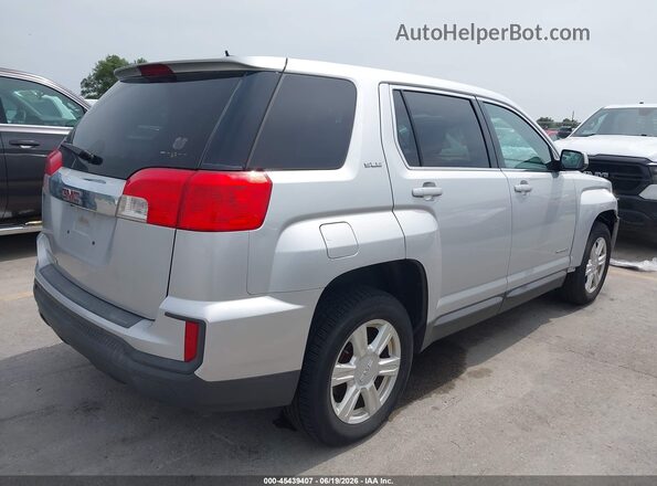 2GKALMEK8G6108336 2016 GMC TERRAIN Серебряный Задняя правая четверть