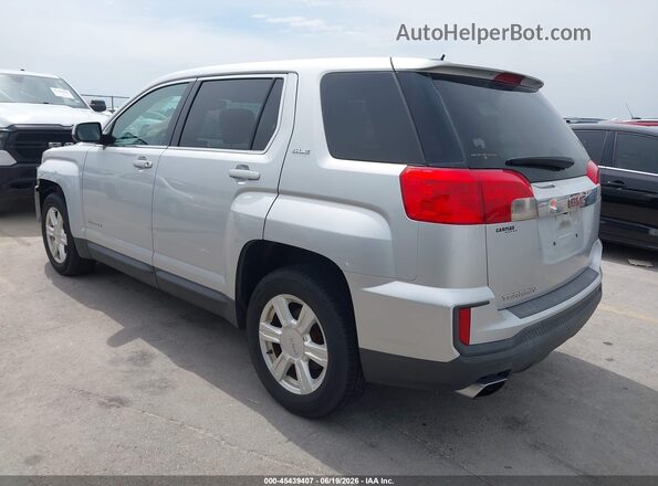 2GKALMEK8G6108336 2016 GMC TERRAIN Серебряный Задняя левая четверть