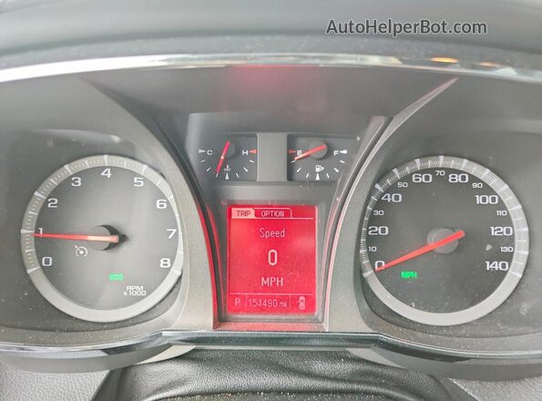 2GKALMEK8G6347319 2016 GMC TERRAIN Черный Вид щитка приборов