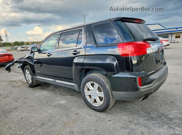 2GKALMEK8G6347319 2016 GMC TERRAIN Черный Задняя левая четверть