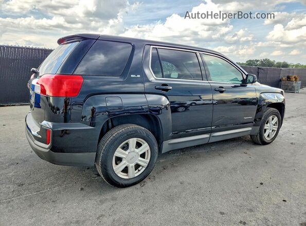 2GKALMEK8G6347319 2016 GMC TERRAIN Черный Задняя правая четверть