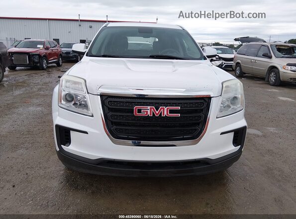 2GKALMEK8H6343188 2017 GMC TERRAIN White Vista del cuadro de instrumentos
