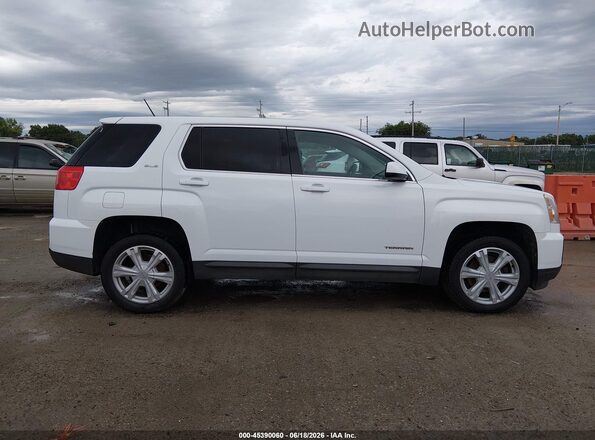 2GKALMEK8H6343188 2017 GMC TERRAIN White Vista interior trasera