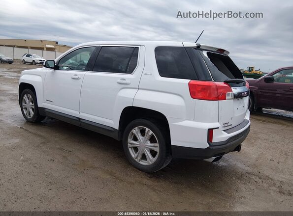 2GKALMEK8H6343188 2017 GMC TERRAIN White Trasero izquierdo