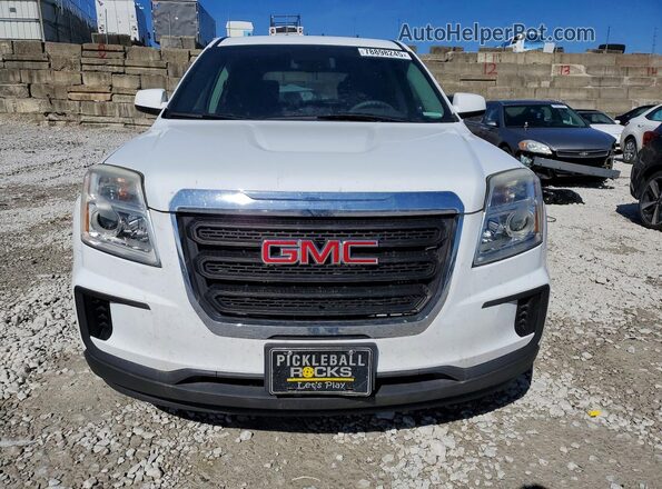 2GKALMEK8H6344079 2017 GMC TERRAIN White წინა ხედი