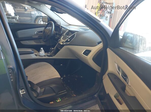 2GKALMEK9G6359527 2016 GMC TERRAIN Синий Вид салона спереди