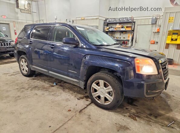 2GKALMEKXG6310398 2016 GMC TERRAIN Blue Front right