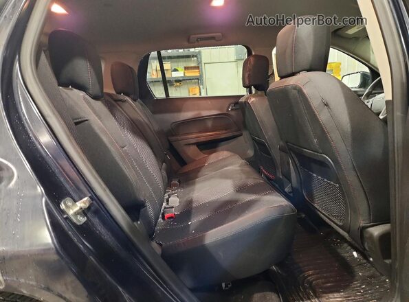 2GKALMEKXG6310398 2016 GMC TERRAIN Blue Rear seats view