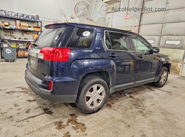 2GKALMEKXG6310398 2016 GMC TERRAIN Blue Rear right