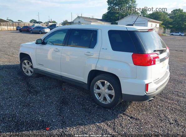 2GKALMEKXH6279767 2017 GMC TERRAIN White Trasero izquierdo