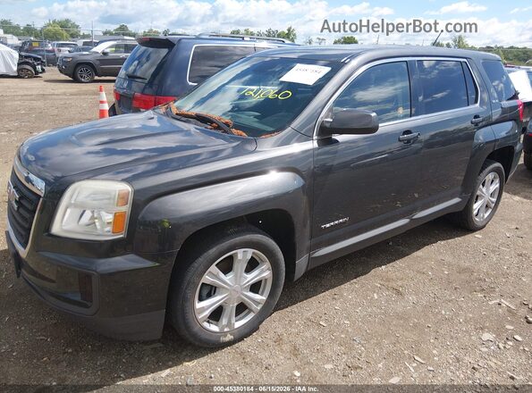 2GKALMEKXH6350207 2017 GMC TERRAIN Gray Przód lewy