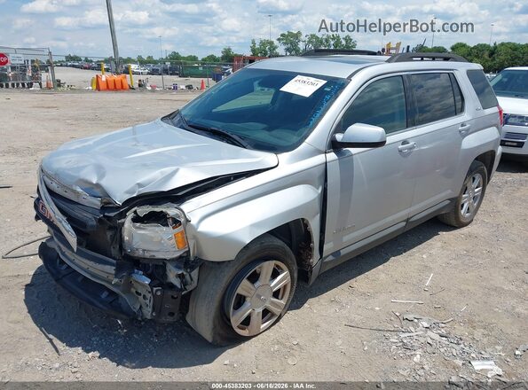 2GKALNEK1G6200958 2016 GMC TERRAIN Silver Առջևի ձախ երեք քառորդ տեսարան