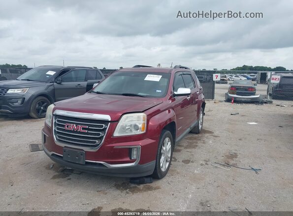 2GKALNEK2H6160231 2017 GMC TERRAIN Red Przód lewy