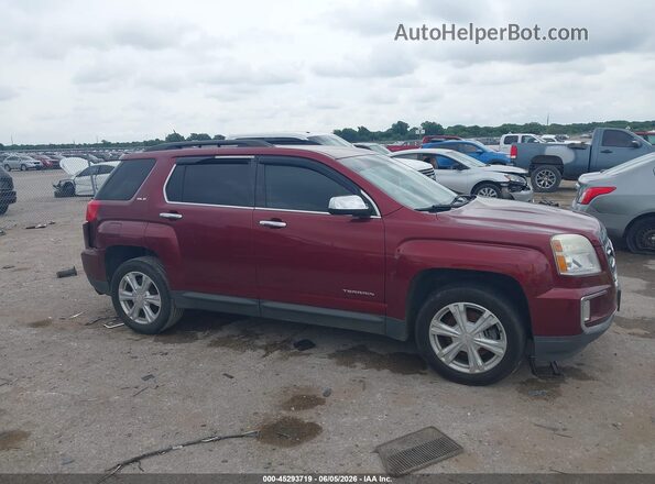 2GKALNEK2H6160231 2017 GMC TERRAIN Red Widok wnętrza z tyłu