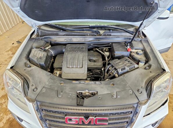 2GKALNEK2H6352877 2017 GMC TERRAIN White Вид підкапотного простору