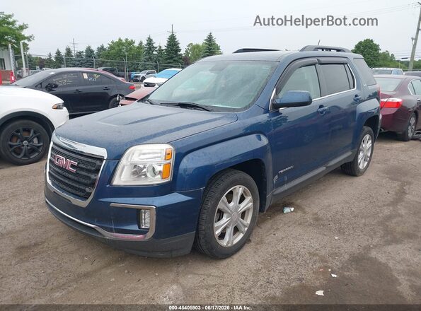 2GKALNEK4H6128557 2017 GMC TERRAIN Blue Front left
