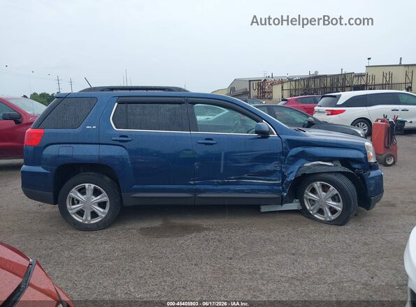 2GKALNEK4H6128557 2017 GMC TERRAIN Blue Rear interior view