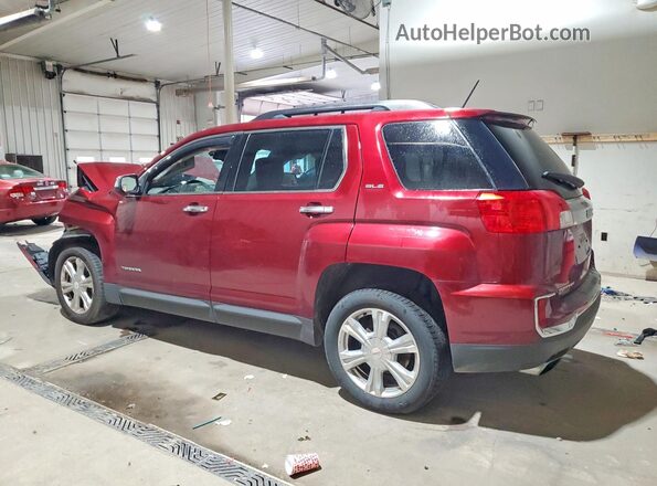 2GKALNEK5G6252707 2016 GMC TERRAIN Burgundy Tył lewy