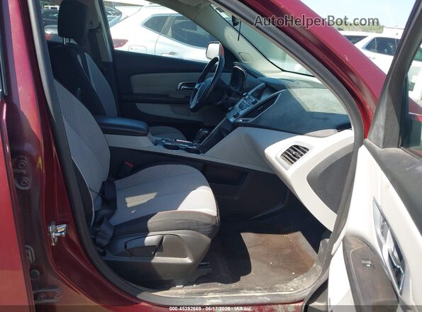 2GKALNEK6G6181212 2016 GMC TERRAIN Maroon Widok wnętrza z przodu