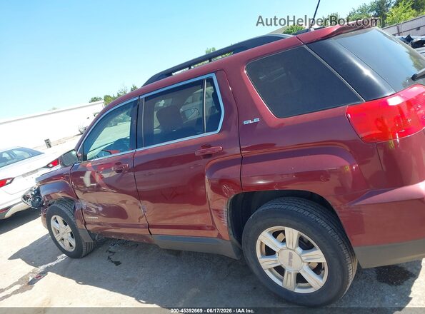2GKALNEK6G6181212 2016 GMC TERRAIN Maroon Widok wnętrza 360 stopni