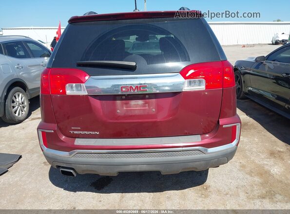 2GKALNEK6G6181212 2016 GMC TERRAIN Maroon 