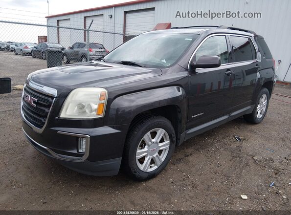 2GKALNEK6G6304796 2016 GMC TERRAIN Gray წინა მარცხენა ხედი სამი მეოთხედიდან