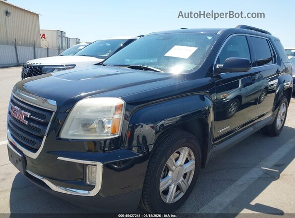 2GKALNEK7G6148459 2016 GMC TERRAIN Black Передня ліва чверть