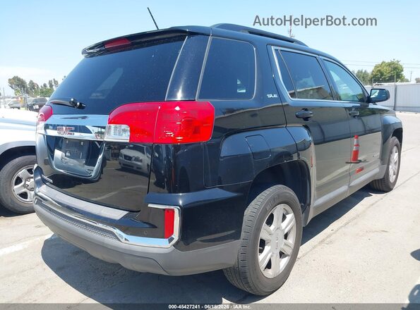 2GKALNEK7G6148459 2016 GMC TERRAIN Black Задня права чверть