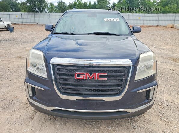 2GKALNEK8H6335114 2017 GMC TERRAIN Blue Вид спереду