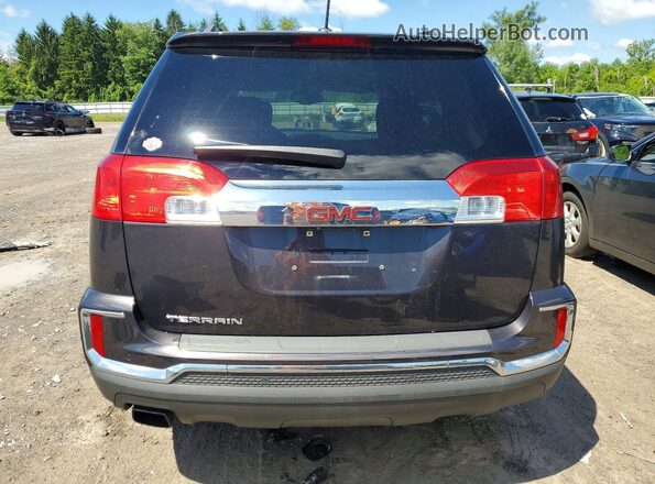 2GKALNEKXG6355010 2016 GMC TERRAIN Gray უკანა ხედი