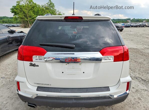 2GKALPEK2H6336805 2017 GMC TERRAIN White Вид ззаду