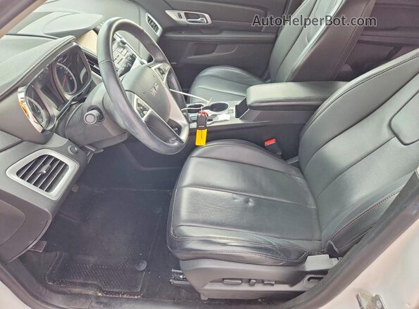 2GKALPEK2H6336805 2017 GMC TERRAIN White Вид салону спереду