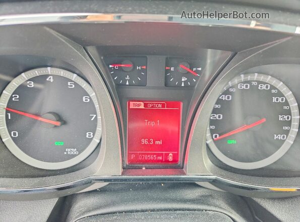 2GKALPEK2H6336805 2017 GMC TERRAIN White Вид щитка приладів