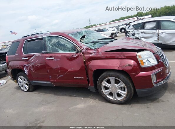 2GKALPEK3H6176255 2017 GMC TERRAIN Red Սալոնի հետևի տեսք